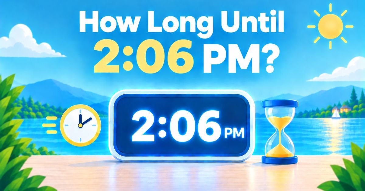 How Long Until 2:06 PM? Your Quick Countdown Guide